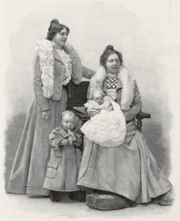 President Krüger’s family, in 1900