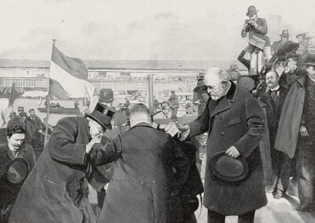 Arrival of President Paul Krüger in Marseille, 1900.