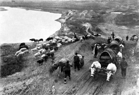 Balkan War.
Around Andrinople, provision of the Bulgarian troops, which are investing town, with fresh supplies, 1912