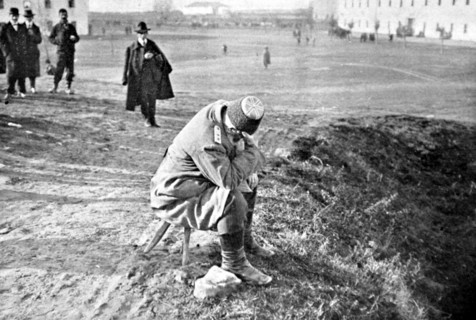 Balkan War.
Fouad bey, Turkish commander at the Belgrade fortress, in 1912