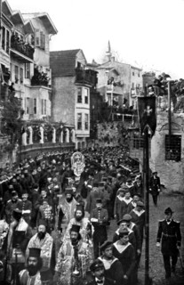 A Constantinople, funérailles du patriarche grec Joachim III (1912)