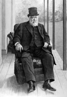 Guerre du Transvaal (1900).
Portrait du président Krüger.