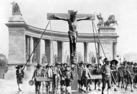 Les fêtes de Saint Emeric à Budapest, en 1930.