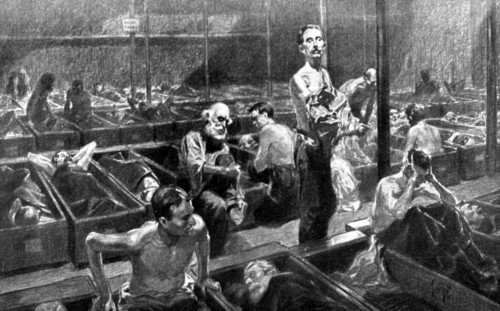 Medland Hall night shelter in London, 1910