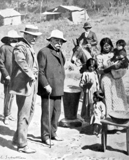 Mr. Clemenceau on a visit in Santa Ana of Tucuman,  Argentina (1910)
