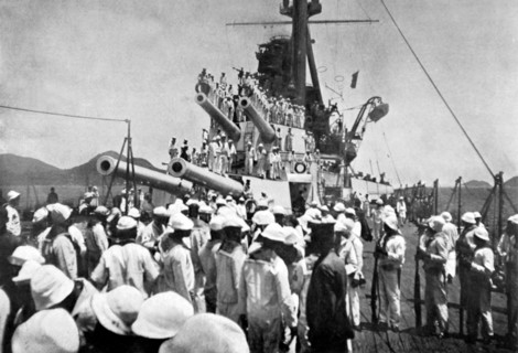 Mutinerie de la marine brésilienne, en 1910.