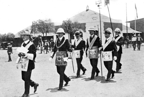 Le duc de Connaught va poser la première pierre du temple de Buluwayo (1910)