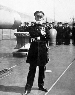 World War I. 
Portrait of admiral Guépratte in 1916