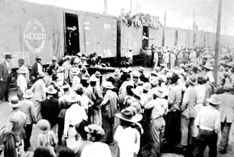 La guerre civile au Mexique. Les troupes fédérales dans la province de Chihuahua