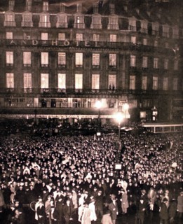 La veillée des élections législatives à Paris (1928)
