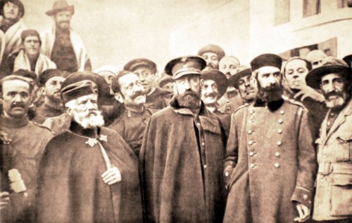 Rif War. Liberation of Spanish officers made prisoners by the natives (1923)