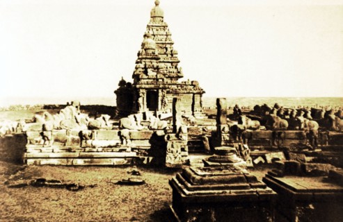 Inde. A Mahabalipuram, sur la côte du Coromandel