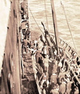 Rif War. Liberation of Spanish officers made prisoners by the natives (1923)