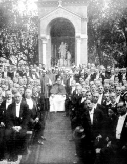 Les chevaliers de Colomb, en visite à Rome (1920)