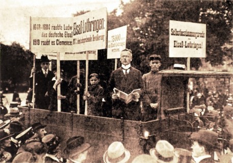 Protestations à Berlin contre le Traité de Versailles (1919)