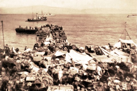 After the Greek defeat in Turkey (1922)
