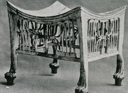 Trésor de Toutankhamon, Tabouret