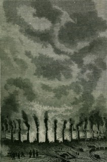 Jules Verne, 'From the Earth to the Moon':
Foundry for the rocket-cannon