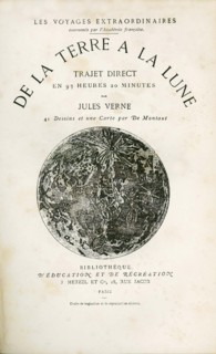 Jules Verne,  'From the Earth to the Moon': flyleaf