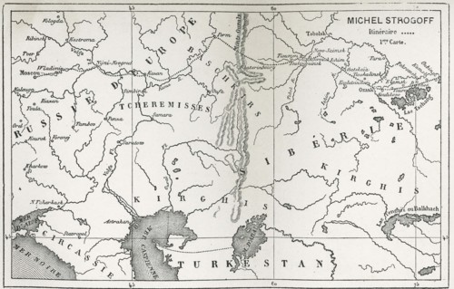 Jules Verne, "Michel Strogoff. De Moscou à Irkoutsk" (illustration)
