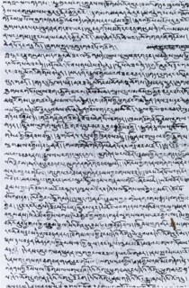 Tibetan manuscript