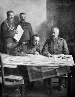 Nicholas II at the headquarters of the Grand duke Nicholas