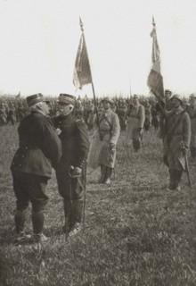 Remise de la médaille de grand officier de la Légion d'Honneur au général Balfourier
