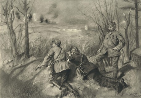 Observation of the attack on Fort Douaumont