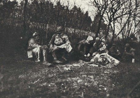 Improvised aid station behind Douaumont