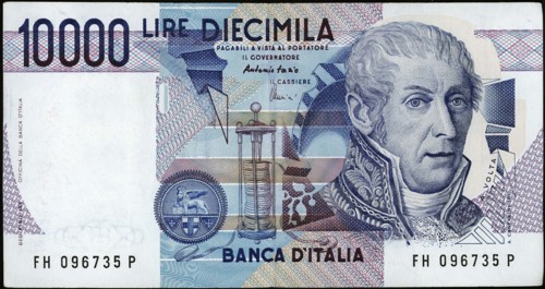 Billet de 10000 Lires