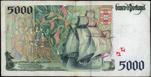 Billet de 5000 Escudos