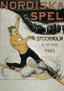 Poster of the Nordic ski games