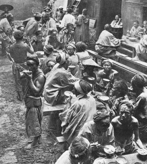 Chine du Sud, Canton
Révolte, émeutes, famine