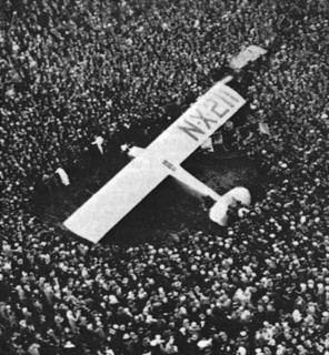Croydon /  Lindbergh est accueilli triomphalement