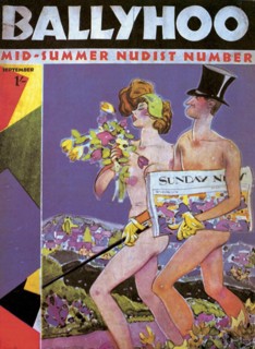 Grande-Bretagne / Couverture de "Ballyhoo", "Numéro d'été spécial nudistes"