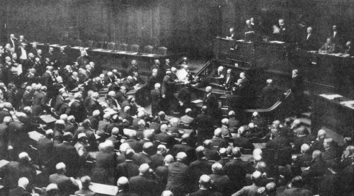 First session of the new Parliament of Prussia