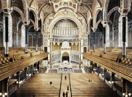 Synagogue in Berlin, built by Edward Knoblauch