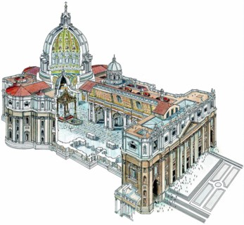 La basilique St. Pierre de Rome