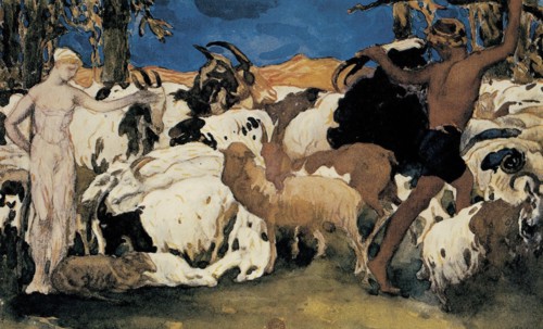 Daphne and Chloe, Léon Bakst, 1913