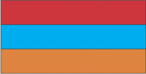 Drapeau de l'Arménie