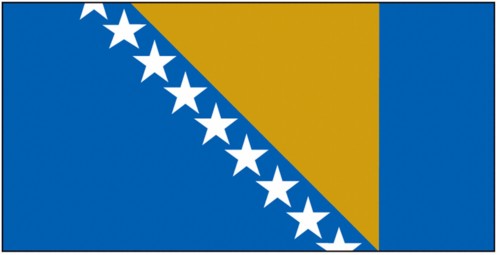 Drapeau de la Bosnie-Herzégovine