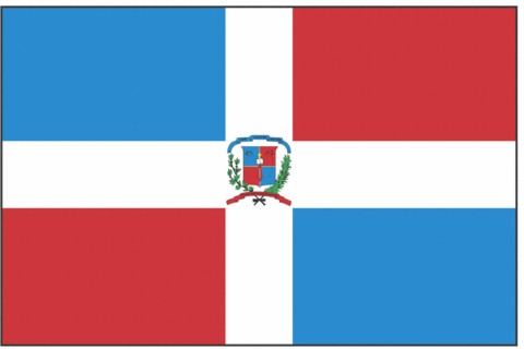 Drapeau de la République dominicaine