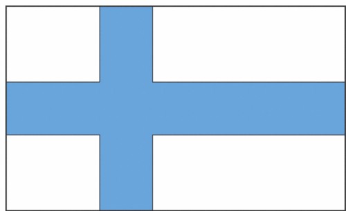 Drapeau de la Finlande