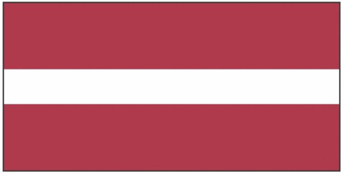 Drapeau de la Lettonie