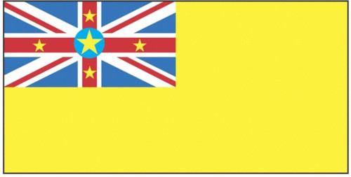 Flag of the island of Niue