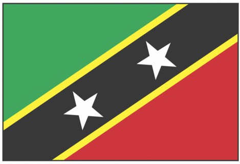 Drapeau de Saint-Kitts-et-Nevis