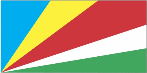 Flag of the Seychelles islands