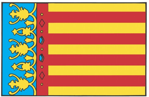 Flag of the province of Valencia