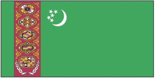 Drapeau du Turkménistan