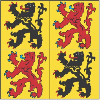 Flag of the province of Hennegau
